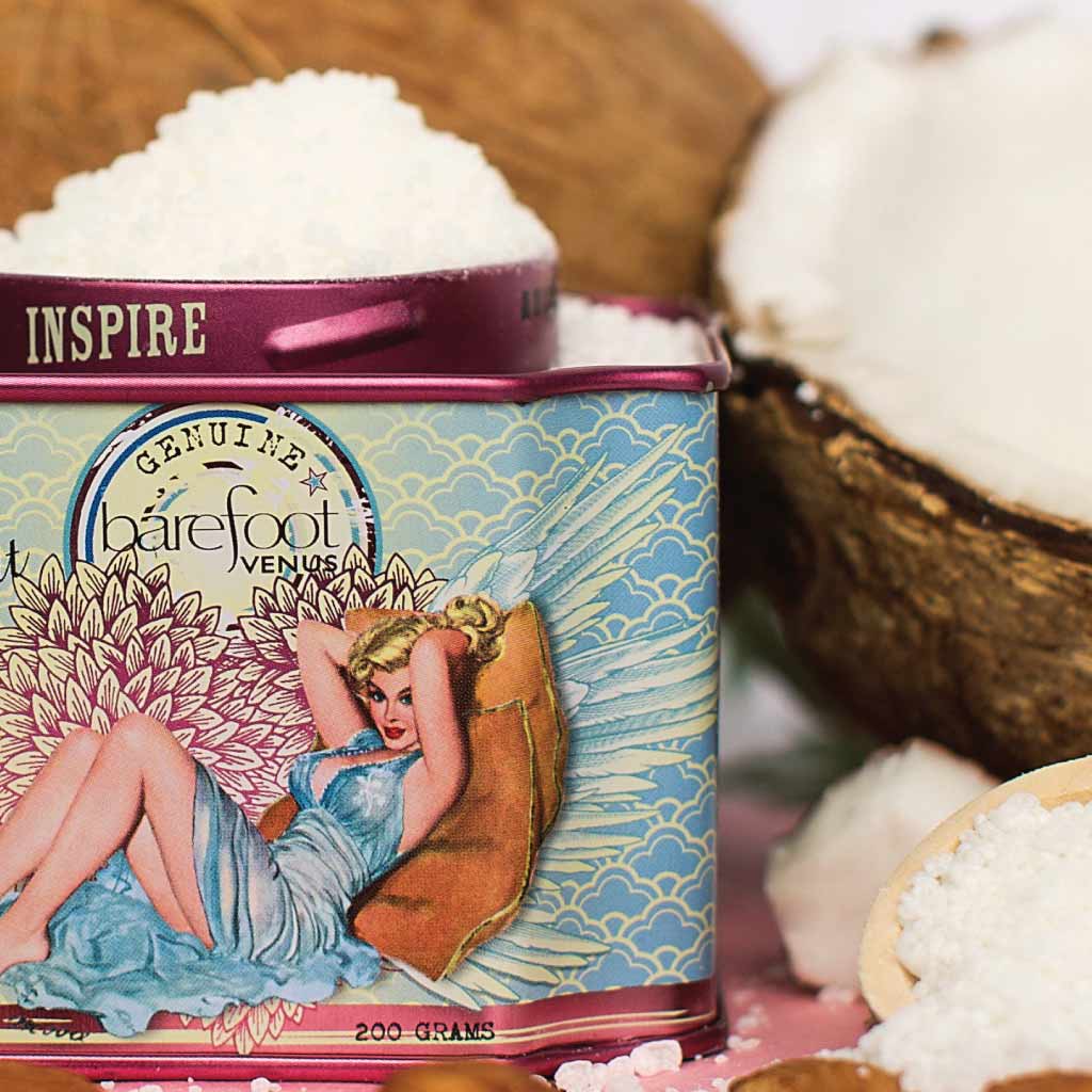 Coconut Kiss Bath Soak – Cocoa Butter & Epsom Salt | Tropical Coconut | 200g