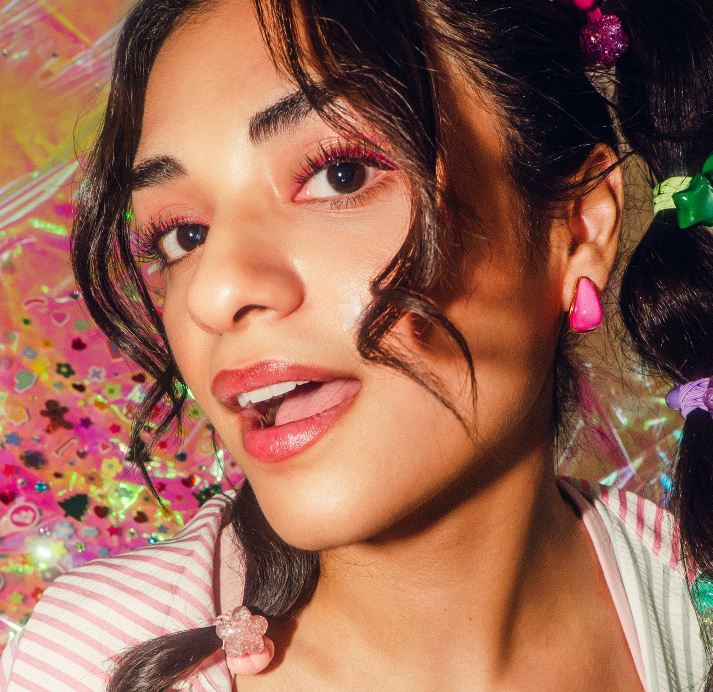 Color Pop Tear Drop Stud Earrings