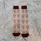 Colorful Farmhouse Floral Socks | Women‘s Novelty Socks by The Bullish Store
