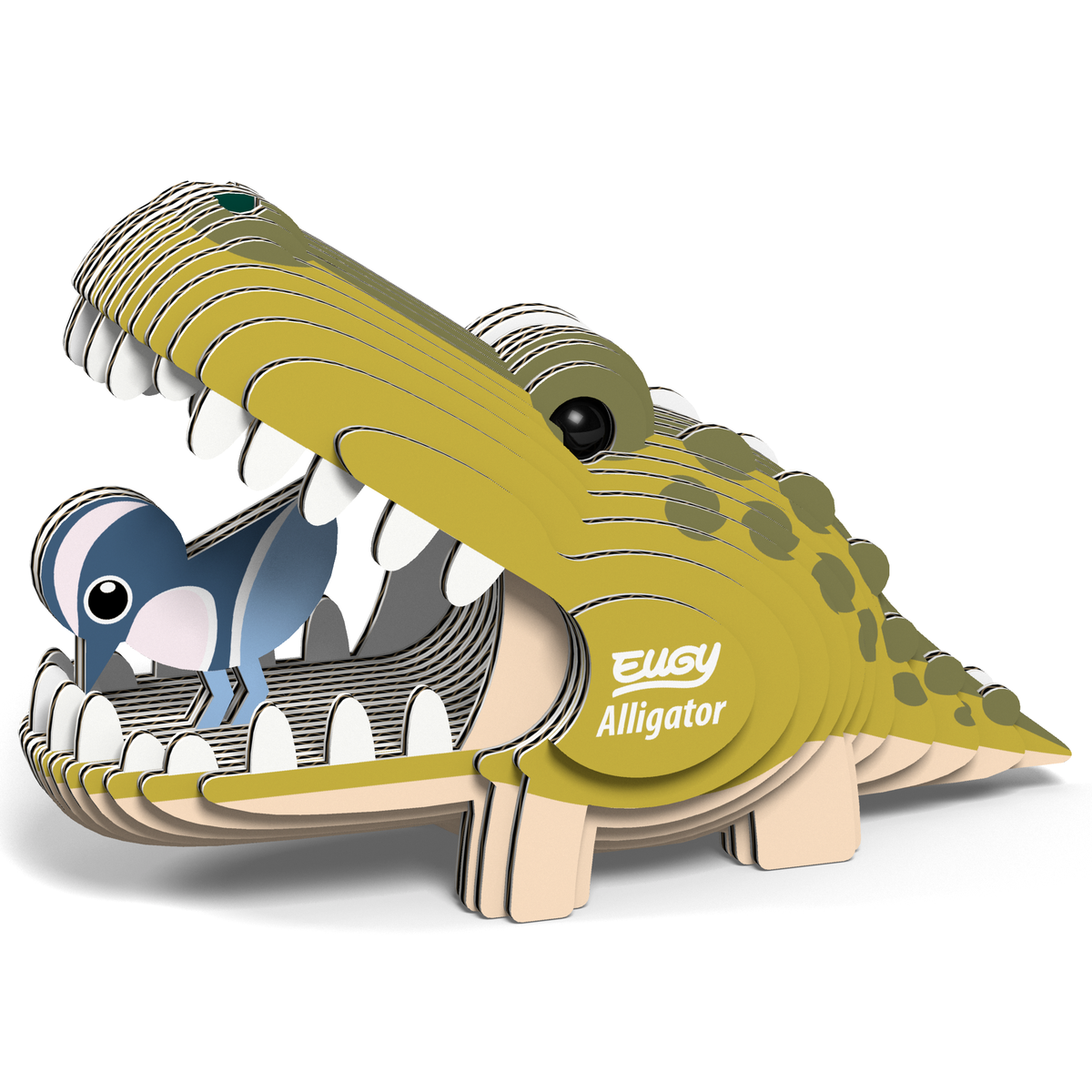 Alligator 3D Puzzle for Kids | STEM Craft & Building Activity