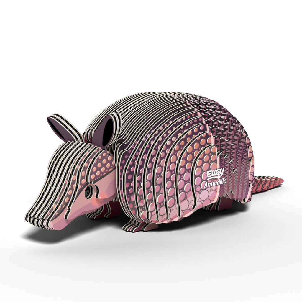 Armadillo 3D Puzzle for Kids | STEM Craft & Building Activity
