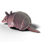 Armadillo 3D Puzzle for Kids | STEM Craft & Building Activity
