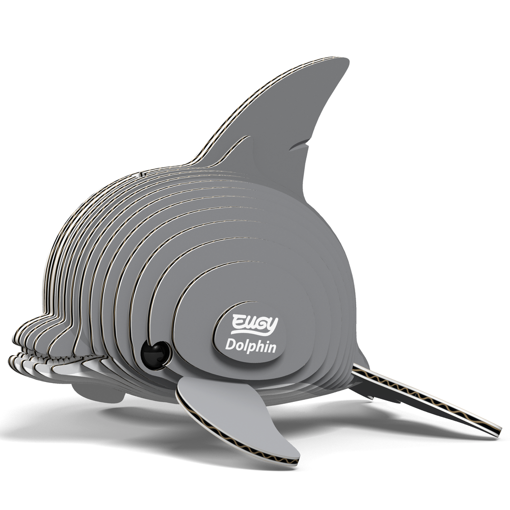 Dolphin 3D Puzzle for Kids | STEM Craft & Building Activity