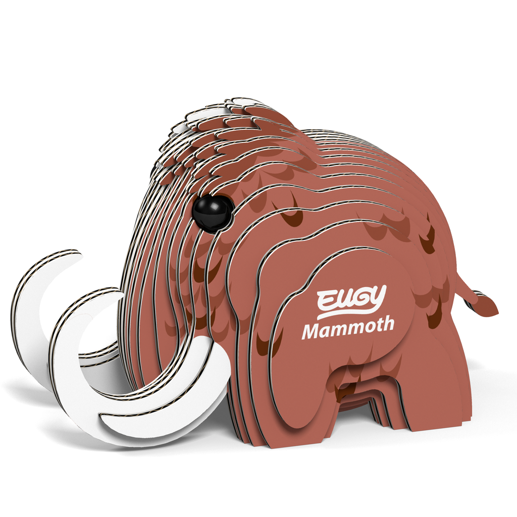 Mammoth 3D Puzzle for Kids | Prehistoric STEM Craft Activity