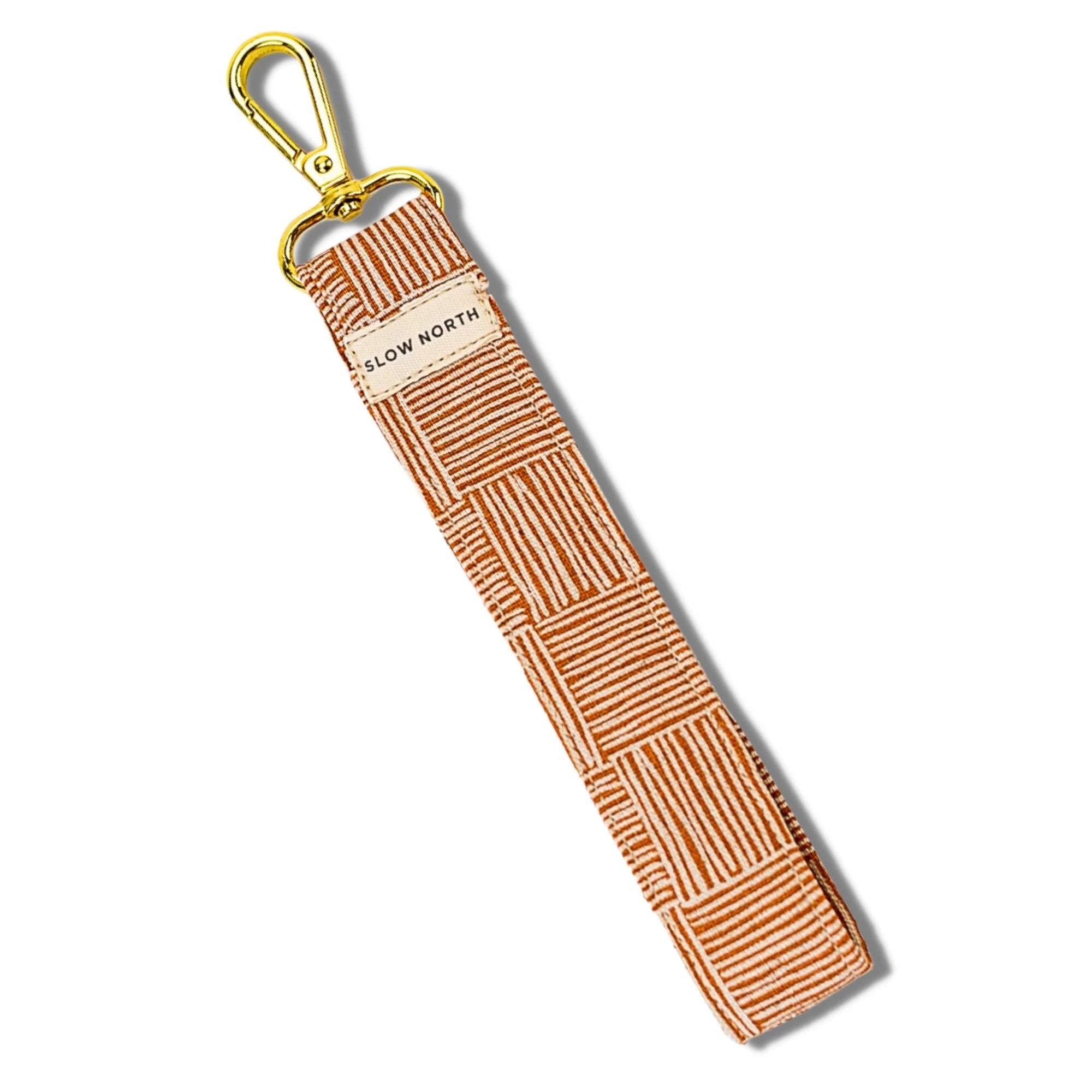 Wristlet Keychain - Copper Field by Slow North
