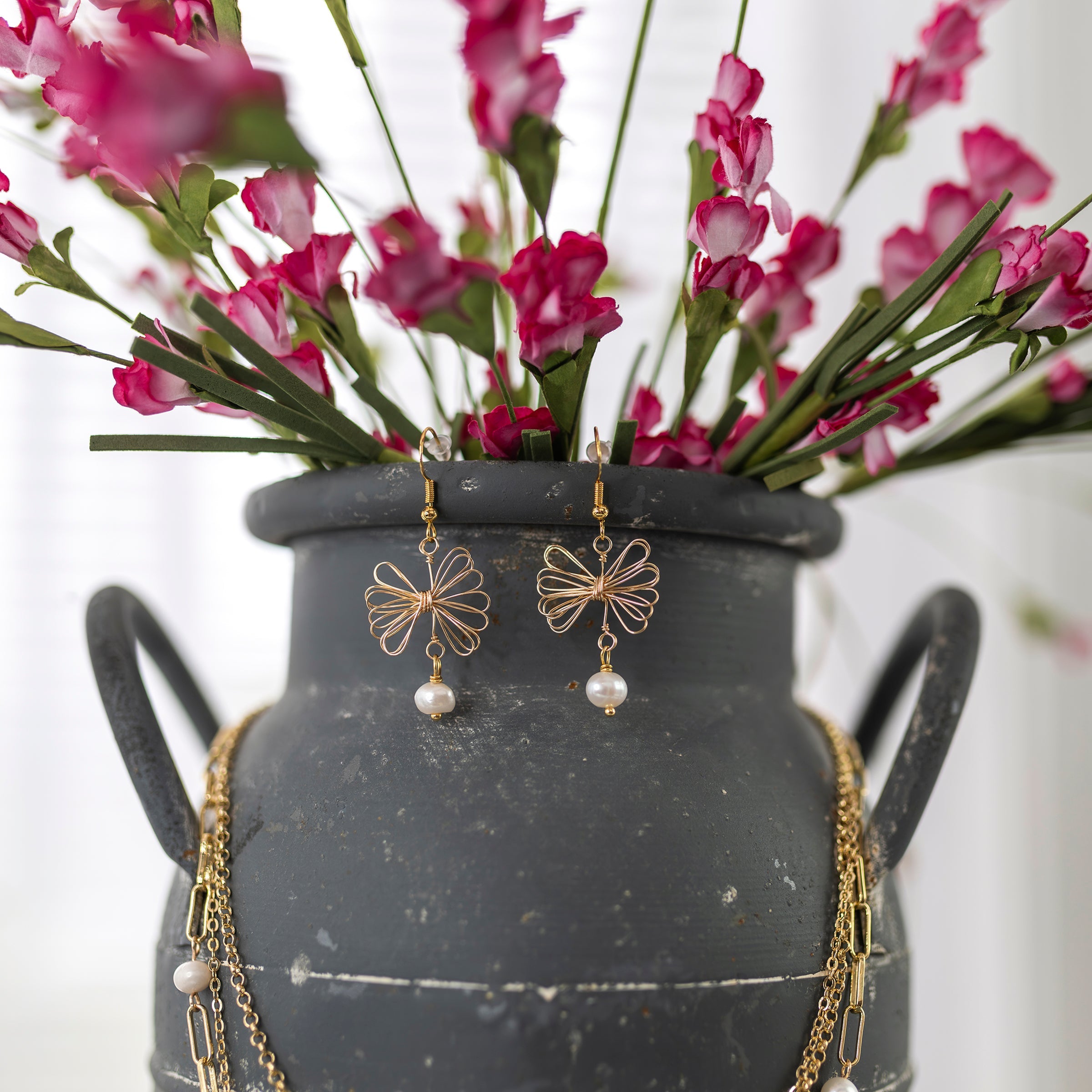 Coquette earrings