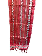 Dupatta with Silver Gota Work