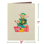 Jolly Merry Christmas Pop Up Card by Paper Love