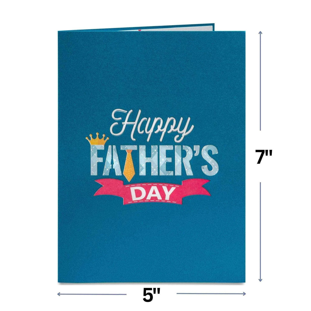 Happy Fathers Day Pop Up Card by Paper Love