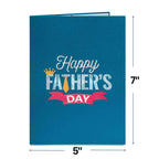 Happy Fathers Day Pop Up Card by Paper Love