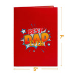 Best Dad Pop Up Card by Paper Love