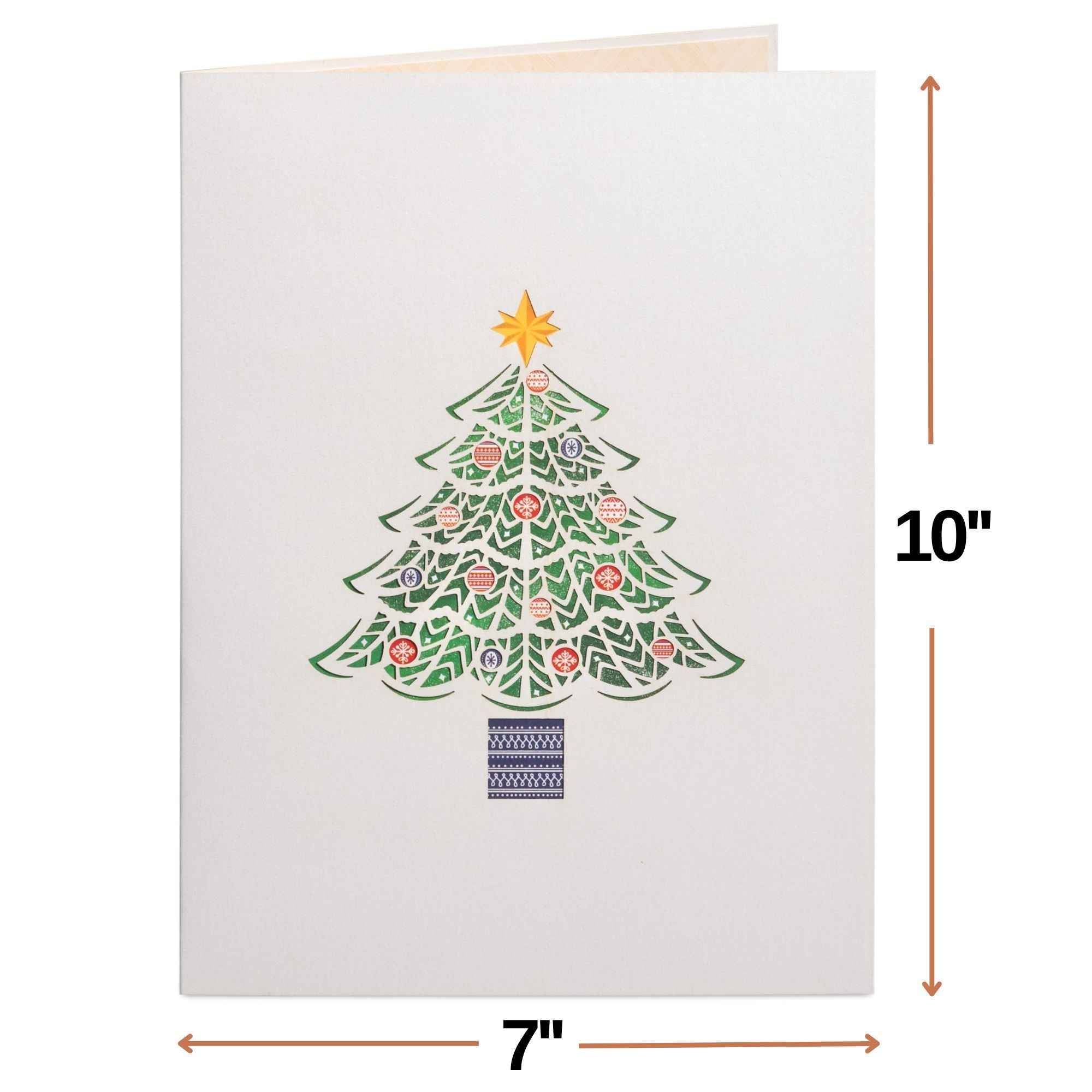 Christmas Tree Pop Up Card with Keepsake Gift