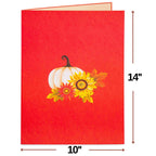 HugePop Harvest Bouquet Pop Up Card, With Detachable Bouquet, 10"x14" by Paper Love