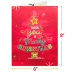 Merry Christmas Frndly Pop Up Card, 5" x 7" Cover by Paper Love