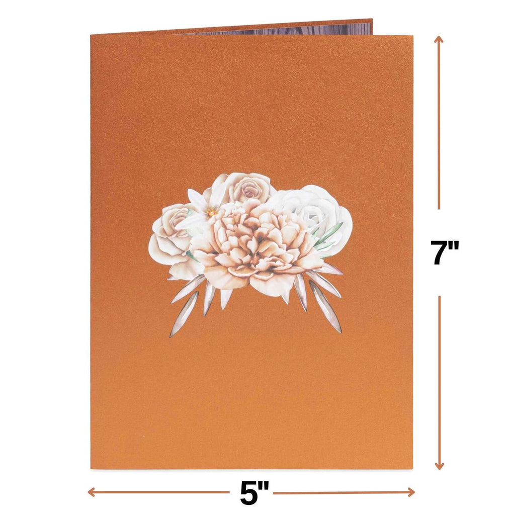 Rustic Flower Basket Pop Up Card by Paper Love