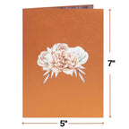 Rustic Flower Basket Pop Up Card by Paper Love