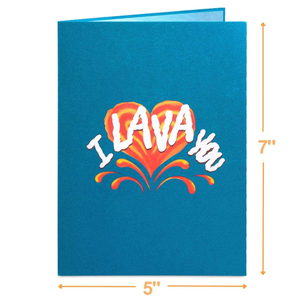 I Lava You Dad 3D Pop Up Card by Paper Love