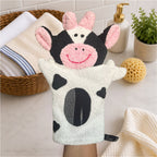 Cow Puppet Washcloth
