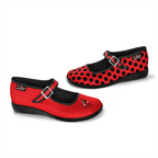 Chocolaticas® Ladybug Women's Mary Jane Flat by Hot Chocolate Design