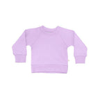 Lilac Crewneck Terry Sweatshirt Sweatpant 2pc Sweatsuit Set