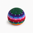Knit Multicolor Foot Bag Stress Ball Hacky Bag Crochet Sack - Guatemala | Mexico