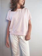 Organic Cotton Terry Bateau Top - Quartz Pink by J. Marin Co.