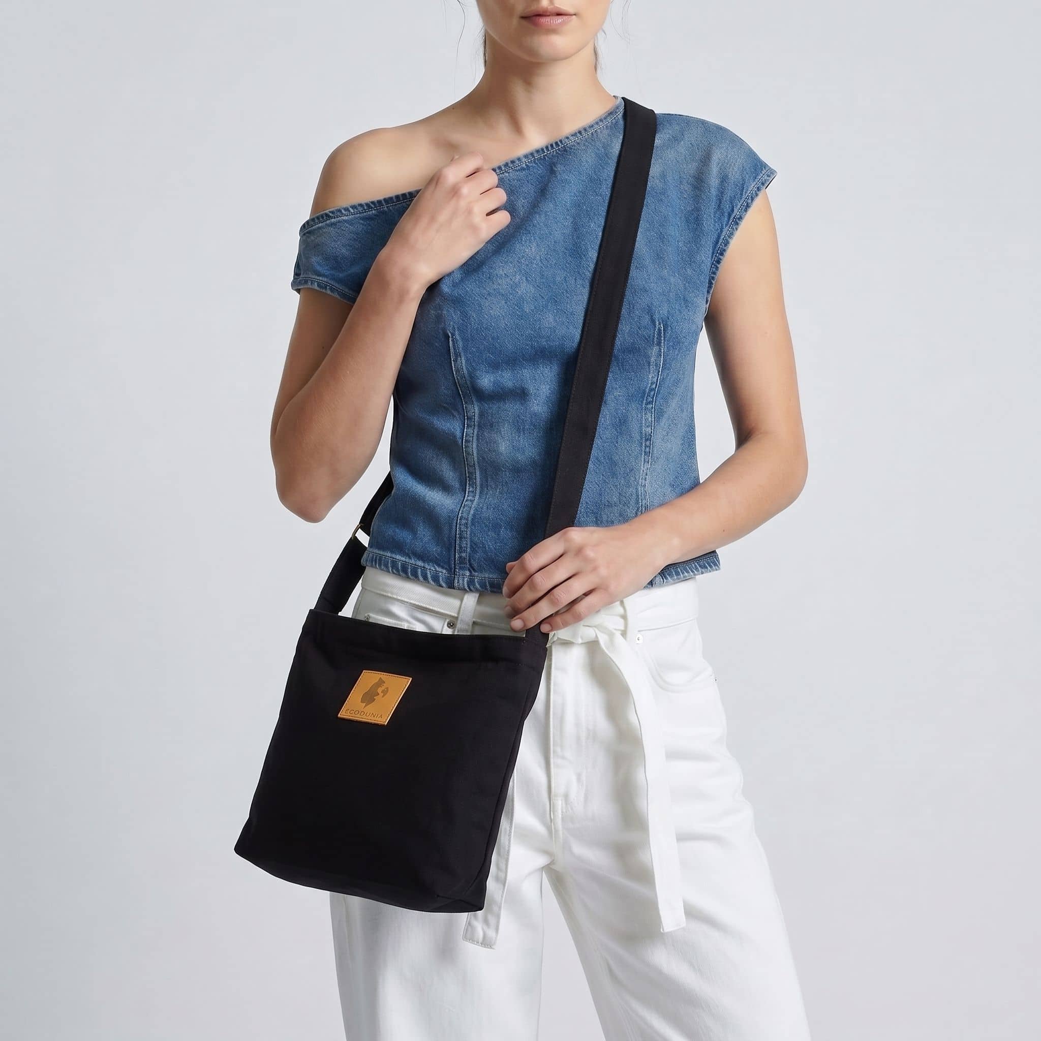 The Mini Amani Canvas Crossbody Bag Unisex