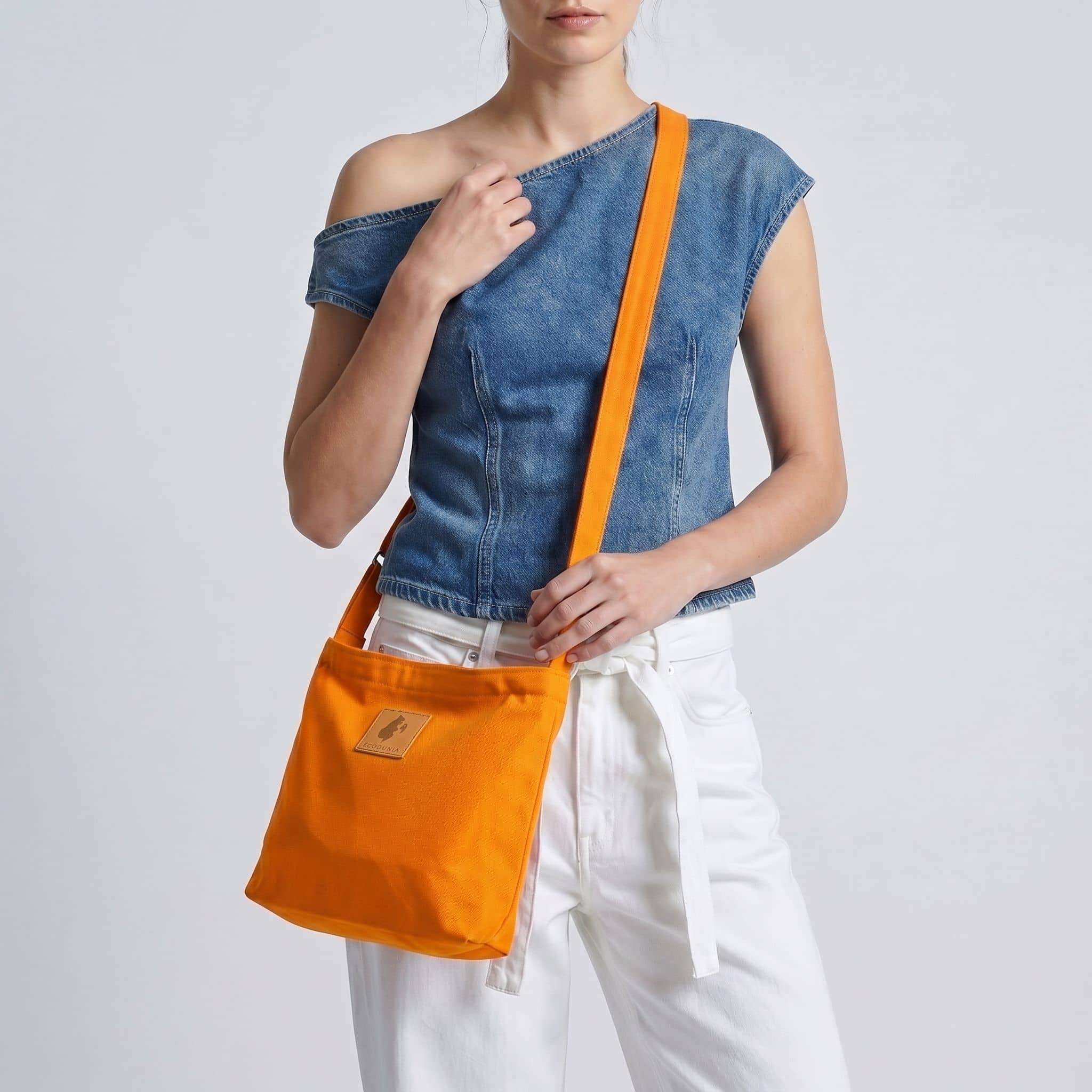 The Mini Amani Canvas Crossbody Bag Unisex