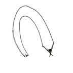 Crossed Swords ⚔️🖤⚔️ Necklace in Silver by The Bullish Store