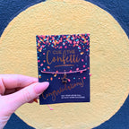 Cue the Confetti Congratulations Bracelet on a Gift Card | Star Charm Jewelry