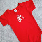 Custom Name Short Sleeve Baby Bodysuit