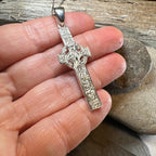 Artisan Irish Durrow Cross Necklace - Handmade in Ireland