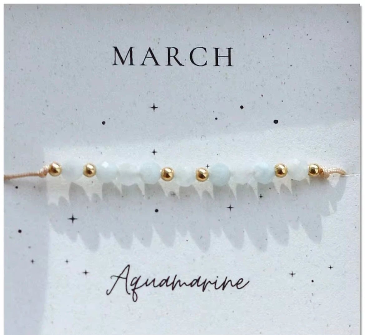 Crystal Birthstone Bracelet by Curated By Suarez