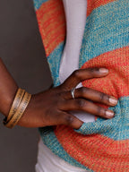 Feather Ring in Silver by Fair Anita