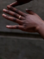 Feather Ring in Gold by Fair Anita