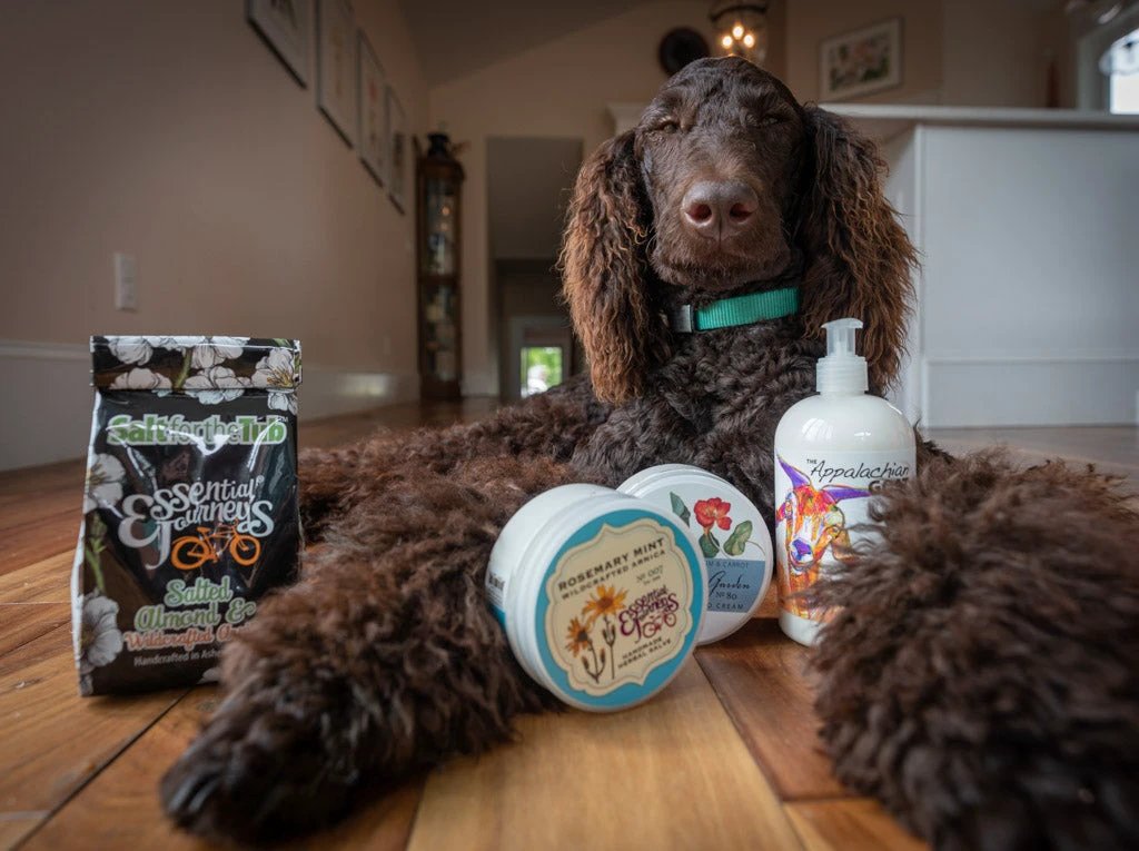 SALTED ALMOND & ARNICA BATH SALTS 16 oz. OR 32 oz. by Essential Journeys