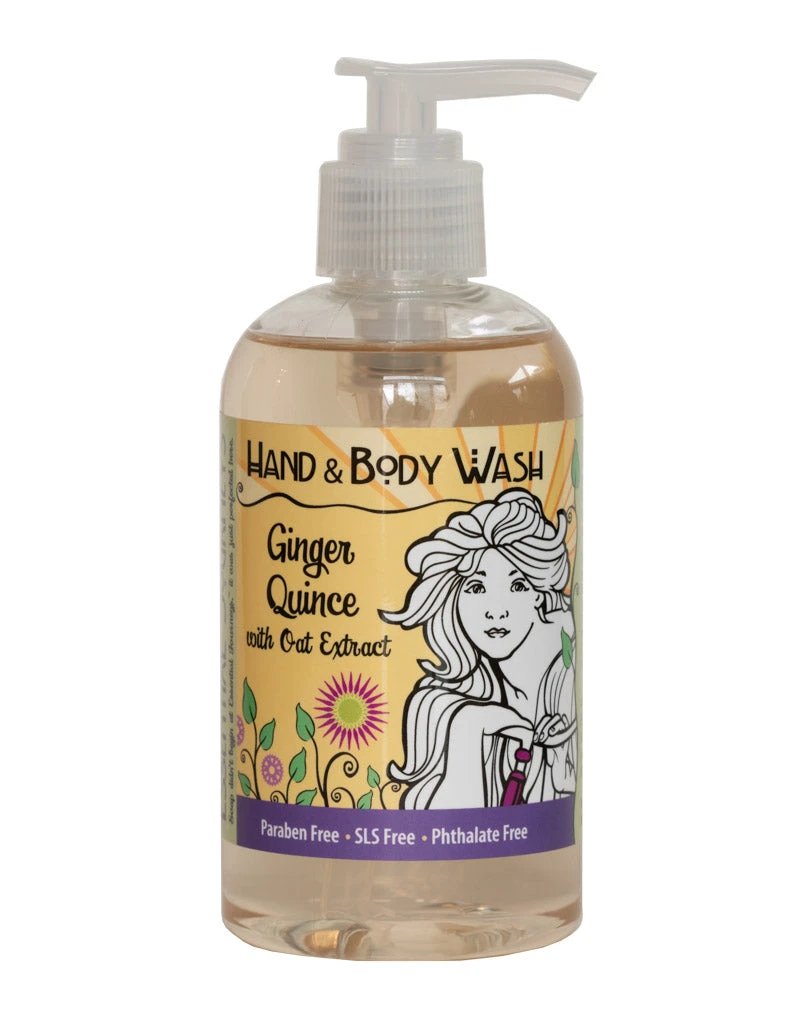 Ginger Quince Liquid Hand & Body Soap 8 oz. by Essential Journeys