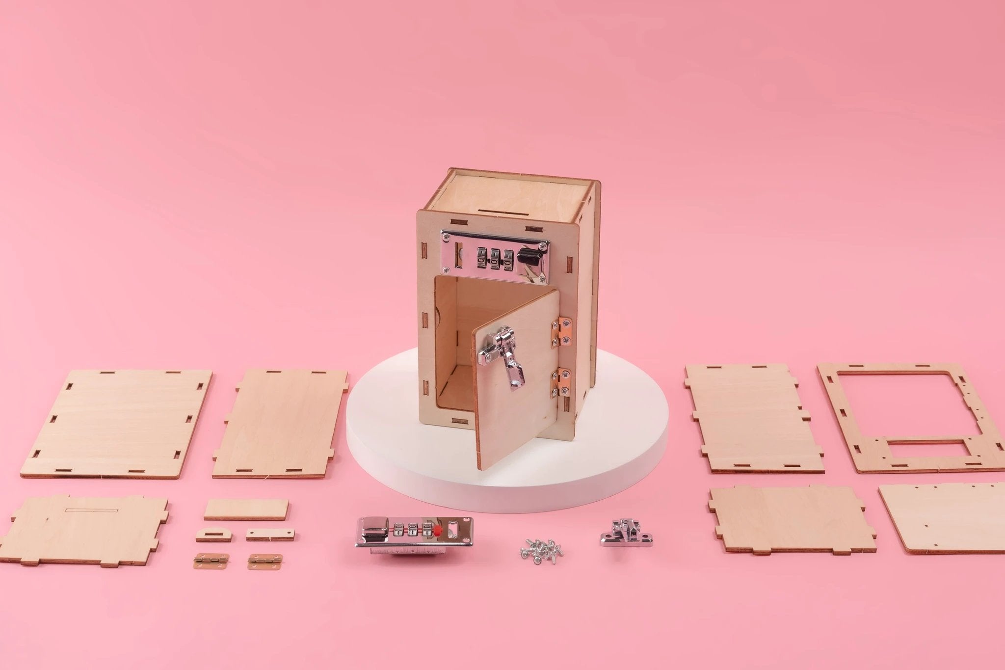 Combination Lock Box DIY Kit, Educational STEM Toy by Kitsville