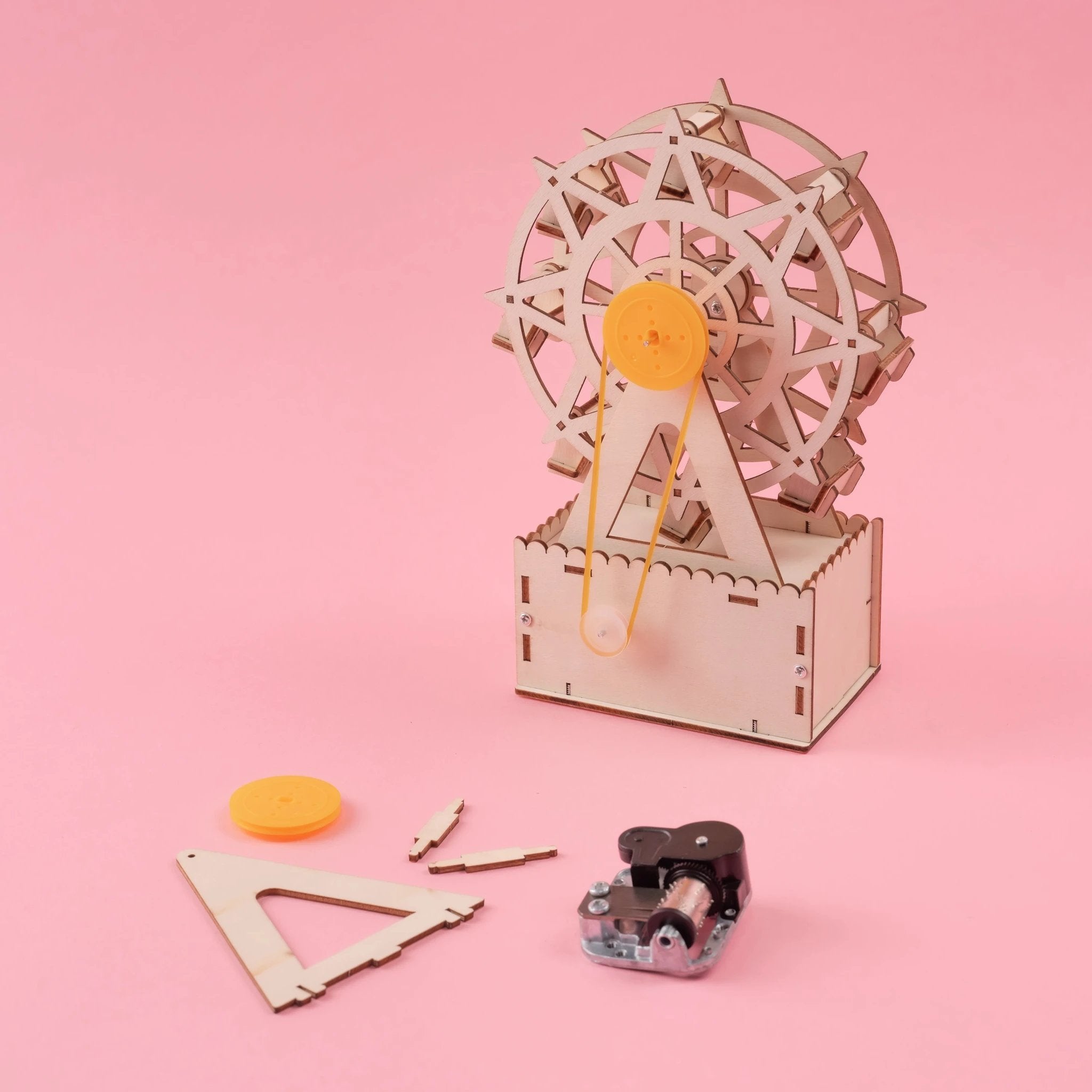 Music Box Ferris Wheel DIY Kit, Educational STEM Toy by Kitsville