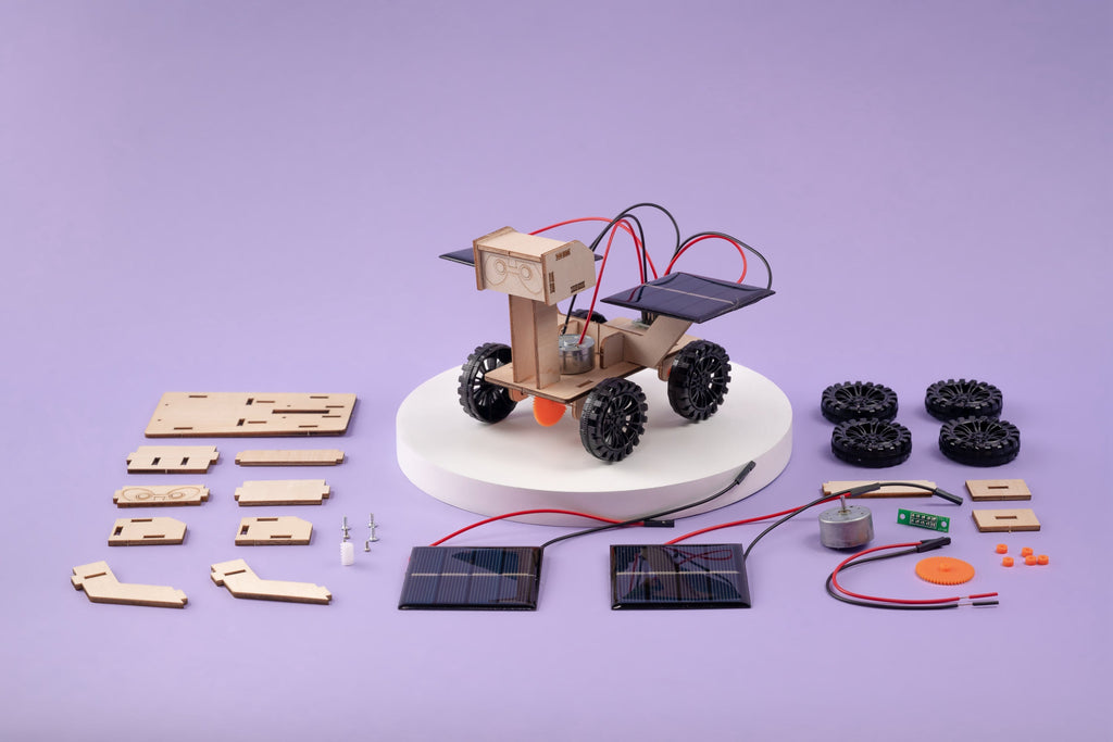Solar Powered Mars Exploration Rover DIY Kit, Educational STEM Toy