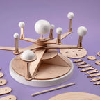 Solar System Model DIY Kit, Educational STEM Toy by Kitsville