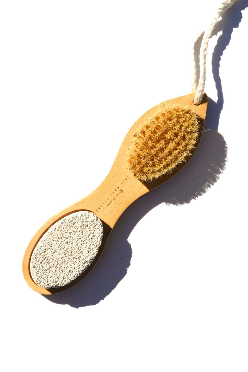 Bamboo Exfoliating Foot Pedicure Tool by Pretty farm girl