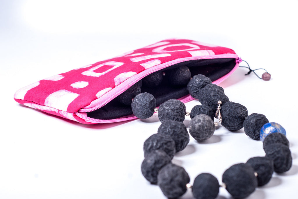 African Batik Clutch, Made in Ghana