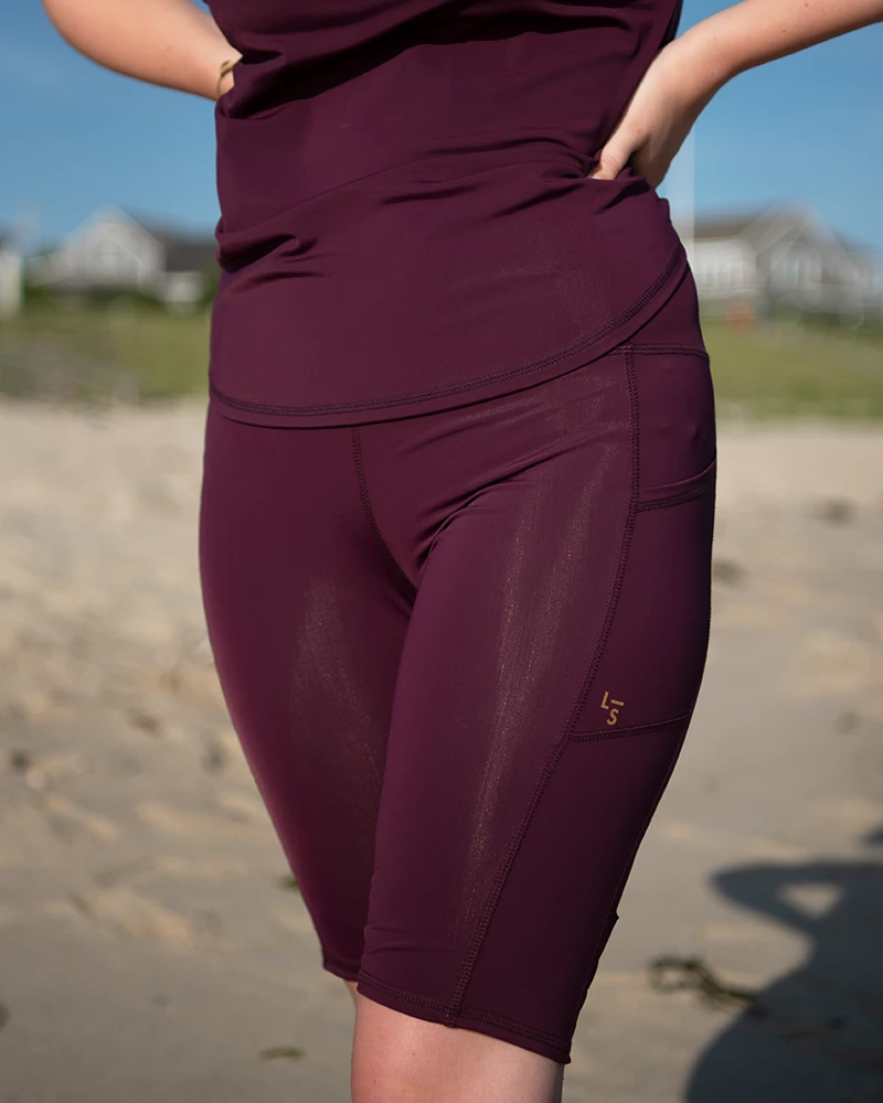 Leap In Swim & Bike Shorts - Reflection by Line In The Sand Swim