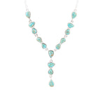 Durango Blue Turquoise and Sterling Silver Y-Necklace