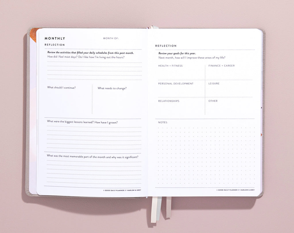 A Good Daily Planner (6-months undated)