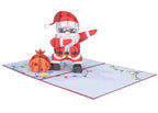 Dancing Santa Pop Up Christmas Card by Paper Love