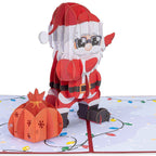 Dancing Santa Pop Up Christmas Card by Paper Love
