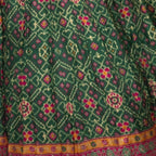 Denica Green Open Back Dress by Raas
