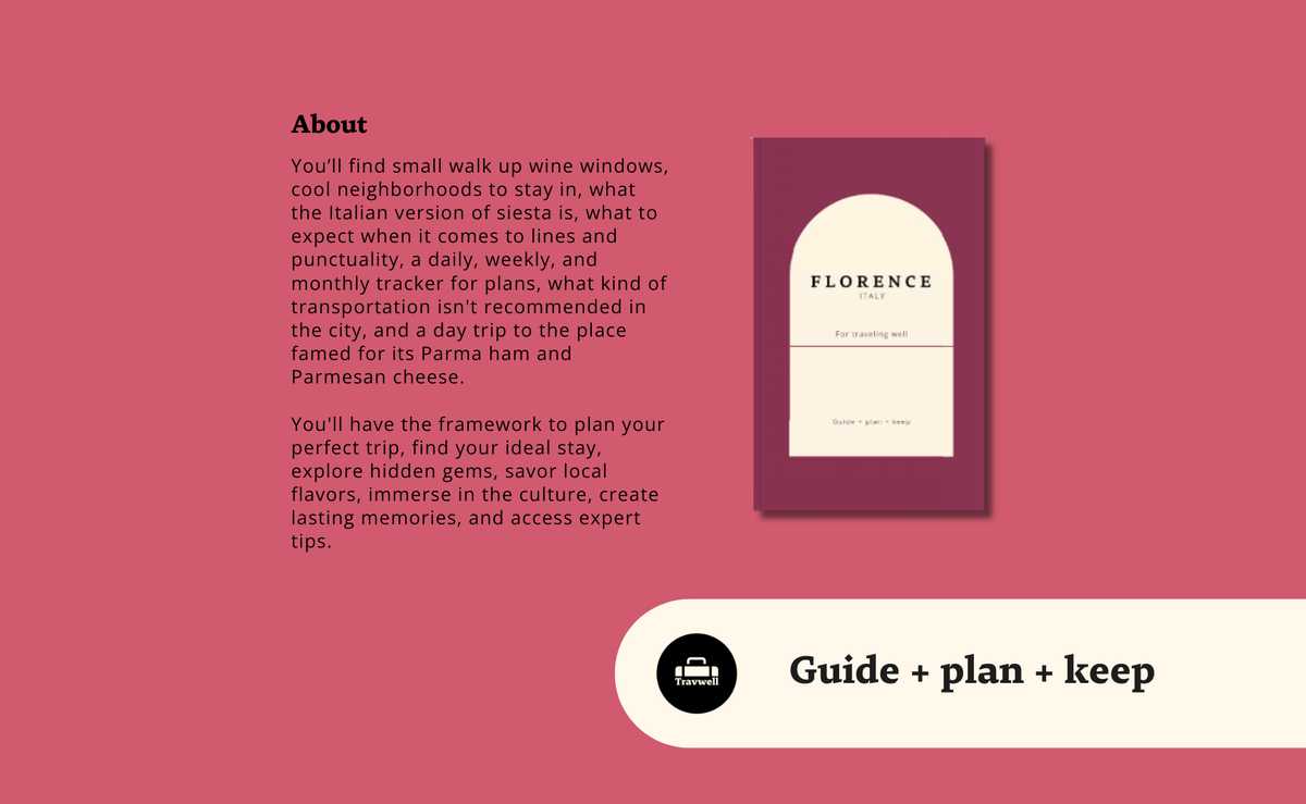 Italy Journey Planner: Explore Florence, Tuscany, & Beyond